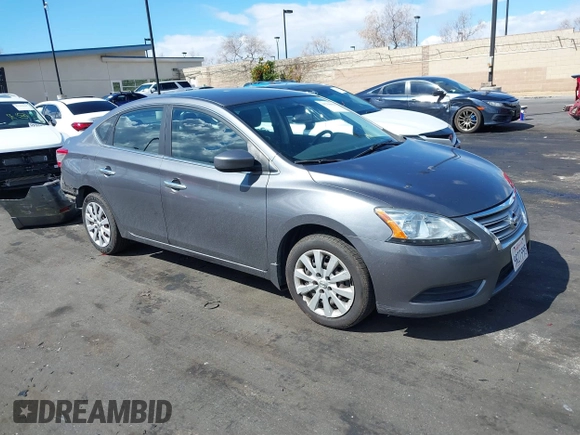 2015 Nissan Sentra SV with VIN 3N1AB7AP0FL644972, listed as a IAAI auction lot 41750059 with 90,672 mi miles and . Bid and sale history available at DreamBid. Image 1.