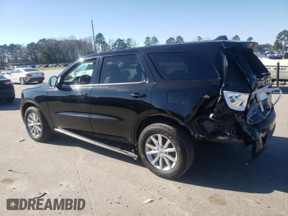 2021 Dodge Durango SXT Plus with VIN 1C4RDJAG8MC598730, listed as a Copart auction lot 87396654 with 82,437 mi miles and Non repairable. Bid and sale history available at DreamBid. Image 2.