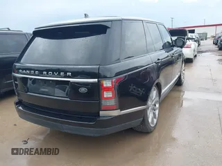 2015 Land Rover Range Rover HSE with VIN SALGS2VF0FA232420, listed as a IAAI auction lot 42482614 with 130,377 mi miles and . Bid and sale history available at DreamBid. Image 4.