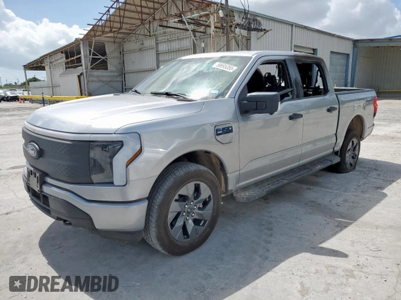2024 Ford F-150 Lightning XLT with VIN 1FTVW3LK2RWG25755, listed as a Copart auction lot 59695355 with Not provided miles and Salvage title. Bid and sale history available at DreamBid. Image 1.