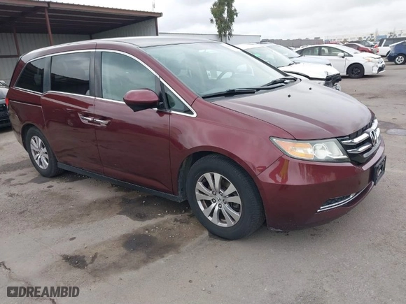 2016 Honda Odyssey SE with VIN 5FNRL5H38GB094778, listed as a IAAI auction lot 41740339 with 103,656 mi miles. Bid and sale history available at carsss.com. Image 1.