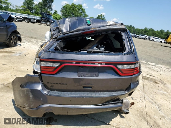 2019 Dodge Durango SXT Plus with VIN 1C4RDJAG8KC599230, listed as a Copart auction lot 63259895 with Not provided miles and Salvage title. Bid and sale history available at DreamBid. Image 6.