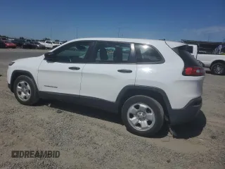 2016 Jeep Cherokee Sport z VIN 1C4PJLAB7GW207716, wystawiony jako Copart lot #62704615 z przebiegiem 84 397 mil mil oraz Szkoda całkowita • Salvage title. Historia ofert i sprzedaży dostępna na DreamBid. Obrazek 2.