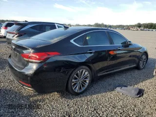 2016 Hyundai Genesis 3.8L with VIN KMHGN4JE8GU107099, listed as a Copart auction lot 73823554 with 0 mi miles and Salvage Title. Bid and sale history available at carsss.com. Image 3.