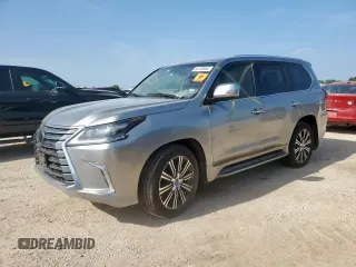 2020 Lexus LX с VIN JTJFY7AX8L4323407, выставлен на аукционе Copart как лот 64100655 с пробегом Не указан миль и Списание • Salvage title. История ставок и продаж доступна на DreamBid. Изображение 1.