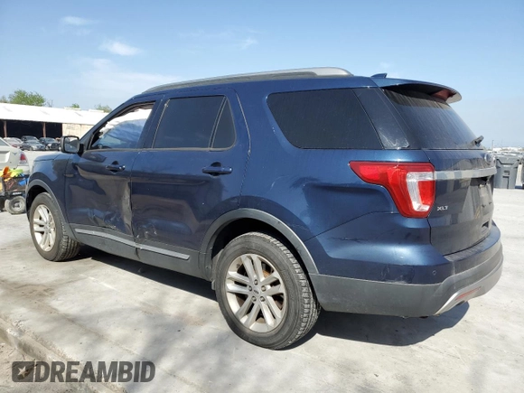 2017 Ford Explorer XLT with VIN 1FM5K7D81HGD39924, listed as a Copart auction lot 49189455 with 145,920 mi miles and Salvage Title. Bid and sale history available at DreamBid. Image 2.