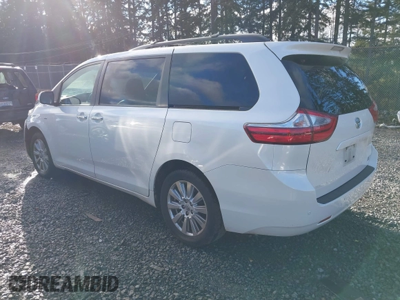 2017 Toyota Sienna XLE with VIN 5TDDZ3DC8HS160729, listed as a IAAI auction lot 41278867 with 64,090 mi miles and . Bid and sale history available at DreamBid. Image 3.