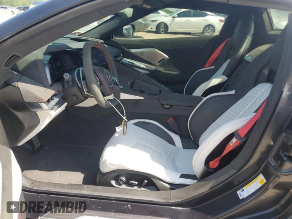 2023 Chevrolet Corvette 3LT with VIN 1G1YC3D47P5500302, listed as a Copart auction lot 62769995 with 768 mi miles and Salvage title. Bid and sale history available at DreamBid. Image 7.