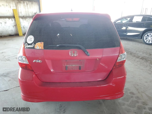 2008 Honda Fit Sport with VIN JHMGD386X8S035057, listed as a Copart auction lot 52586825 with 157,388 mi miles and Salvage Title. Bid and sale history available at carsss.com. Image 6.