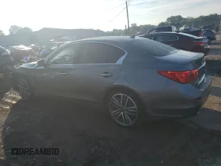 2015 Infiniti Q50 Sport with VIN JN1BV7AR2FM414563, listed as a Copart auction lot 62896535 with 133,924 mi miles and Salvage title. Bid and sale history available at DreamBid. Image 2.
