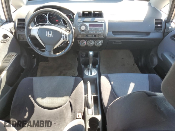 2007 Honda Fit Sport with VIN JHMGD38647S031956, listed as a Copart auction lot 73985754 with 138,233 mi miles and Salvage Title. Bid and sale history available at carsss.com. Image 8.