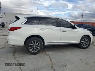 2013 Infiniti JX35 with VIN 5N1AL0MN1DC330988, listed as a Copart auction lot 43611794 with 191,060 mi miles and Salvage Title. Bid and sale history available at carsss.com. Image 3.