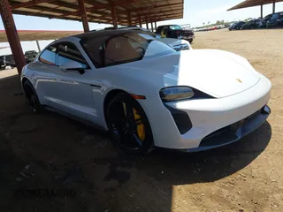 2021 Porsche Taycan Turbo with VIN WP0AC2Y1XMSA63835, listed as a IAAI auction lot 42579977 with 5,841 mi miles and . Bid and sale history available at DreamBid. Image 1.