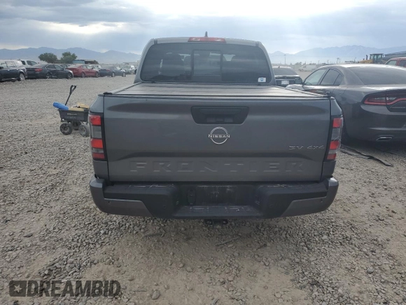 2022 Nissan Frontier SV with VIN 1N6ED1EK1NN611155, listed as a Copart auction lot 60748784 with 30,572 mi miles and Salvage Title. Bid and sale history available at carsss.com. Image 6.