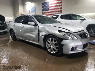 2010 Infiniti G37 Sedan x with VIN JN1CV6AR3AM460166, listed as a Copart auction lot 51736865 with 125,540 mi miles and Salvage Title. Bid and sale history available at carsss.com. Image 4.