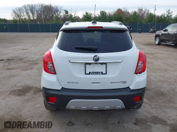 2016 Buick Encore Leather with VIN KL4CJGSB7GB612691, listed as a IAAI auction lot 40816773 with 49,278 mi miles and . Bid and sale history available at DreamBid. Image 16.