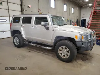 2007 Hummer H3 SUV with VIN 5GTDN13E778137599, listed as a Copart auction lot 76863904 with 210,810 mi miles and Salvage Title. Bid and sale history available at DreamBid. Image 4.