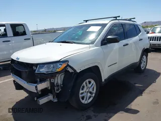 2020 Jeep Compass Sport with VIN 3C4NJCAB5LT253133, listed as a IAAI auction lot 42181816 with 76,255 mi miles and . Bid and sale history available at DreamBid. Image 18.