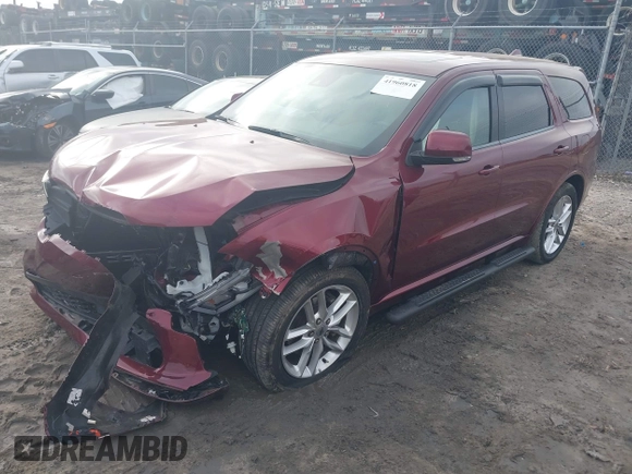 2022 Dodge Durango GT Plus with VIN 1C4RDHDG3NC156069, listed as a IAAI auction lot 41960818 with 25,426 mi miles and . Bid and sale history available at DreamBid. Image 17.