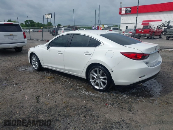 2016 Mazda Mazda6 i Touring with VIN JM1GJ1V56G1448334, listed as a IAAI auction lot 42075222 with 52,883 mi miles. Bid and sale history available at carsss.com. Image 3.