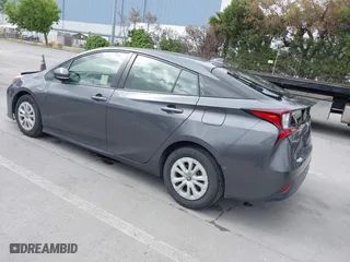 2019 Toyota Prius L Eco with VIN JTDKARFU9K3075219, listed as a IAAI auction lot 42113323 with 218,986 mi miles. Bid and sale history available at carsss.com. Image 3.