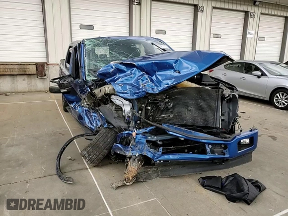 2018 Ford F-150 XL with VIN 1FTEW1E54JFE73767, listed as a Copart auction lot 55252775 with 65,755 mi miles and Salvage title. Bid and sale history available at DreamBid. Image 14.