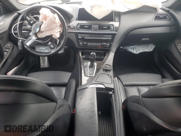 2016 BMW 6 Series 650i xDrive with VIN WBA6D6C51GG387911, listed as a Copart auction lot 72292984 with 0 mi miles and Salvage Title. Bid and sale history available at carsss.com. Image 8.