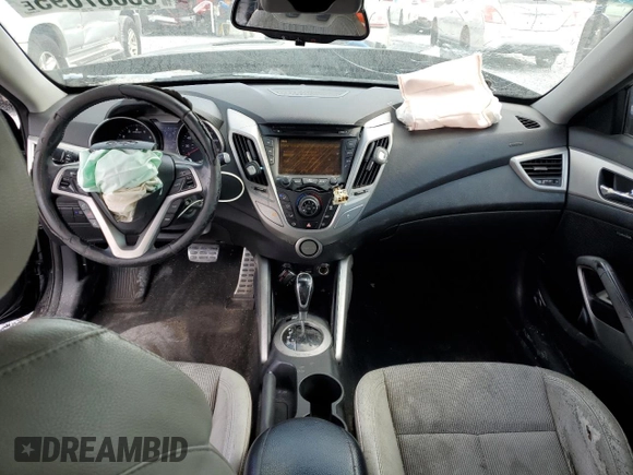 2013 Hyundai Veloster w/Gray Int z VIN KMHTC6AD1DU101406, wystawiony jako Copart lot #55087095 z przebiegiem 115 373 mil mil oraz Szkoda całkowita • Salvage title. Historia ofert i sprzedaży dostępna na DreamBid. Obrazek 8.