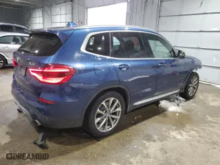 2018 BMW X3 xDrive30i with VIN 5UXTR9C5XJLC83992, listed as a Copart auction lot 46091265 with 72,430 mi miles and Salvage Title. Bid and sale history available at carsss.com. Image 3.