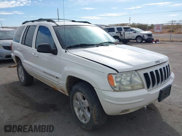 2001 Jeep Grand Cherokee Limited with VIN 1J4GW58N21C560302, listed as a IAAI auction lot 41072475 with 172,529 mi miles. Bid and sale history available at carsss.com. Image 1.