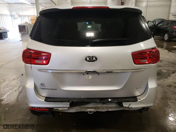 2019 Kia Sedona LX with VIN KNDMB5C19K6547913, listed as a Copart auction lot 46081395 with NaN miles and Salvage Title. Bid and sale history available at carsss.com. Image 6.