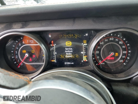 2022 Jeep Gladiator Mojave with VIN 1C6JJTEG7NL172208, listed as a Copart auction lot 63285025 with 51,304 mi miles and Salvage title. Bid and sale history available at DreamBid. Image 9.