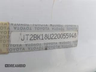 2002 Toyota Prius with VIN JT2BK18U220055948, listed as a IAAI auction lot 41896050 with 249,385 mi miles. Bid and sale history available at carsss.com. Image 9.