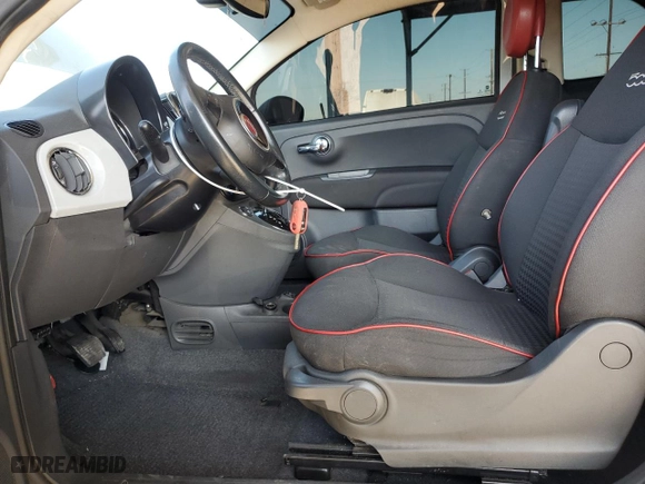 2017 FIAT 500 Pop with VIN 3C3CFFKR9HT700015, listed as a Copart auction lot 46693895 with 89,875 mi miles and Salvage Title. Bid and sale history available at carsss.com. Image 7.