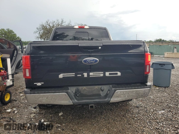 2020 Ford F-150 XL with VIN 1FTEW1C50LKD77986, listed as a Copart auction lot 61247745 with 140,855 mi miles and Salvage title. Bid and sale history available at DreamBid. Image 6.