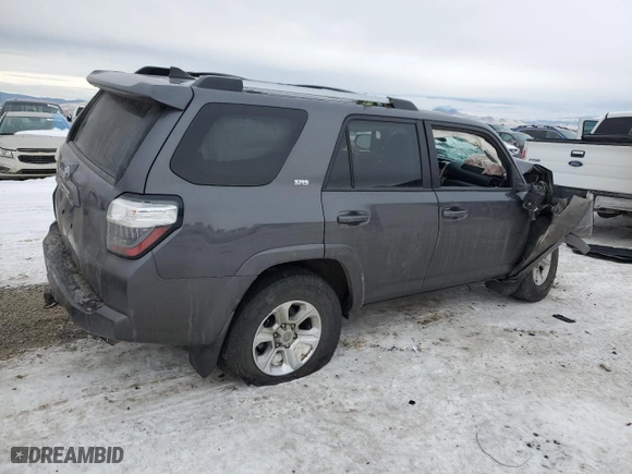 2020 Toyota 4Runner SR5 with VIN JTEBU5JR5L5793628, listed as a Copart auction lot 42212005 with 0 mi miles and Salvage Title. Bid and sale history available at carsss.com. Image 3.