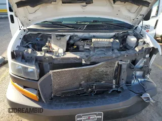 2019 GMC Savana Cargo Van with VIN 1GTW7AFGXK1348515, listed as a Copart auction lot 43860155 with 202,157 mi miles and Salvage Title. Bid and sale history available at carsss.com. Image 12.
