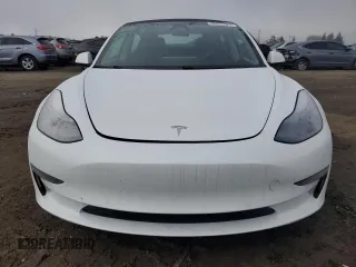 2021 Tesla Model 3 Standard Range Plus with VIN 5YJ3E1EA1MF066389, listed as a Copart auction lot 48053925 with 119,105 mi miles and Salvage Title. Bid and sale history available at carsss.com. Image 5.