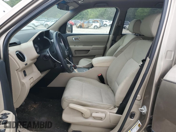 2011 Honda Pilot LX with VIN 5FNYF4H27BB053748, listed as a Copart auction lot 57223495 with 159,544 mi miles and Salvage title. Bid and sale history available at DreamBid. Image 7.