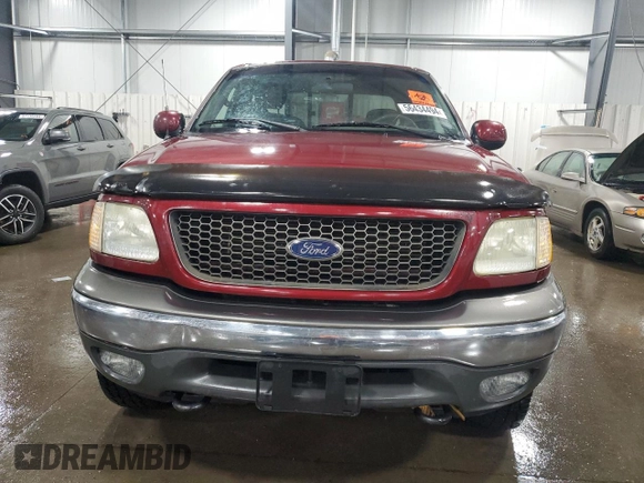 2003 Ford F-150 XL with VIN 1FTRX18L43NA31878, listed as a Copart auction lot 56434494 with 0 mi miles and Salvage Title. Bid and sale history available at carsss.com. Image 5.