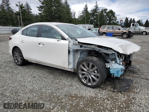 2021 Mazda 3 Select with VIN JM1BPBBL9M1342618, listed as a Copart auction lot 57435905 with 42,122 mi miles and Salvage title. Bid and sale history available at DreamBid. Image 4.
