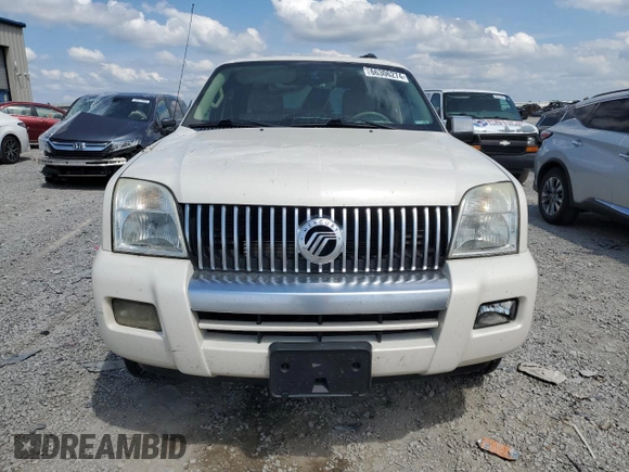 2007 Mercury Mountaineer Premier with VIN 4M2EU38E47UJ03494, listed as a Copart auction lot 66306274 with 220,250 mi miles and Salvage title. Bid and sale history available at DreamBid. Image 5.