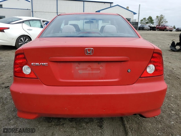2004 Honda Civic VP with VIN 1HGEM21114L034712, listed as a Copart auction lot 74246444 with 189,637 mi miles and Salvage Title. Bid and sale history available at carsss.com. Image 6.
