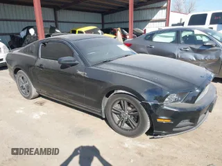 2013 Ford Mustang V6 with VIN 1ZVBP8AM2D5279820, listed as a IAAI auction lot 41791201 with 163,759 mi miles. Bid and sale history available at carsss.com. Image 1.