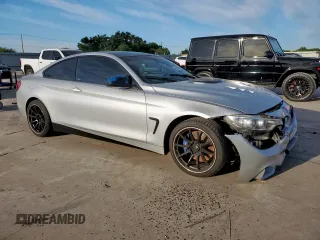 2015 BMW 4 Series 428i z VIN WBA3N3C55FK231929, wystawiony jako Copart lot #57683365 z przebiegiem 169 527 mil mil oraz Szkoda całkowita • Salvage title. Historia ofert i sprzedaży dostępna na DreamBid. Obrazek 4.