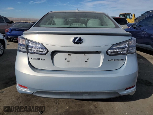 2010 Lexus HS 250h with VIN JTHBB1BA1A2001273, listed as a Copart auction lot 88722845 with 94,446 mi miles and Clean Title. Bid and sale history available at DreamBid. Image 6.