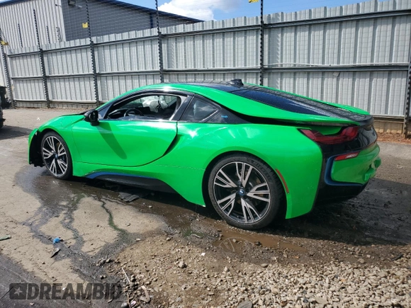 2015 BMW i8 with VIN WBY2Z2C50FV392974, listed as a Copart auction lot 72072684 with 116,474 mi miles and Salvage Title. Bid and sale history available at carsss.com. Image 2.