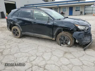 2019 Toyota RAV4 XLE with VIN JTMP1RFVXKD508099, listed as a Copart auction lot 51432015 with 90,487 mi miles and Salvage Title. Bid and sale history available at DreamBid. Image 4.