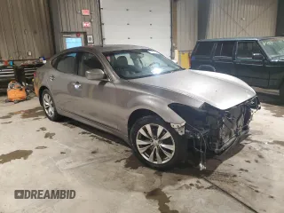 2013 Infiniti M37 with VIN JN1BY1AR6DM600690, listed as a Copart auction lot 79867874 with 159,954 mi miles and Salvage Title. Bid and sale history available at carsss.com. Image 4.