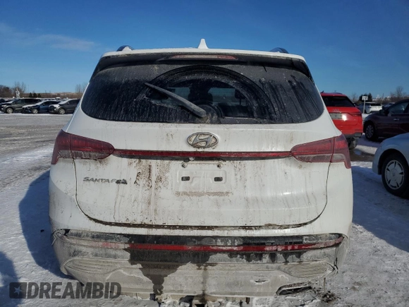2021 Hyundai Santa Fe Essential with VIN 5NMS24AJ2MH358191, listed as a Copart auction lot 43641705 with 114,713 mi miles and Salvage Title. Bid and sale history available at carsss.com. Image 6.